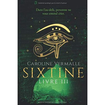 Caroline Vermalle Sixtine - Livre Iii - Publicité Caroline Vermalle Sixtine - Livre Iii - Publicité