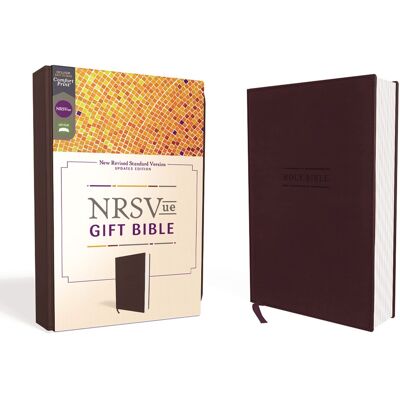 Zondervan Nrsvue, Gift Bible, Leathersoft, Burgundy, Comfort Print: New Revised Standard Version Updated Edition, Burgundy, Leathersoft, Comfort Print - Publicité Zondervan Nrsvue, Gift Bible, Leathersoft, Burgundy, Comfort Print: New Revised Standard Version Updated Edition, Burgundy, Leathersoft, Comfort Print - Publicité