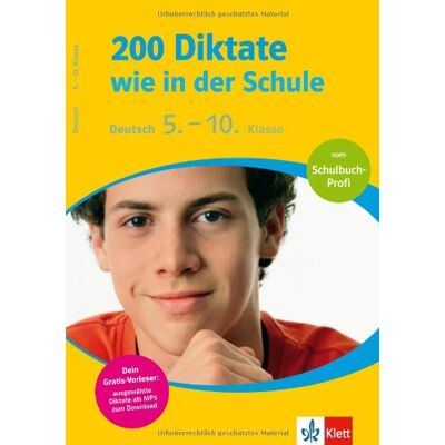 200 Diktate Wie In Der Schule, Deutsch 5.-10. Klasse - Publicité 200 Diktate Wie In Der Schule, Deutsch 5.-10. Klasse - Publicité
