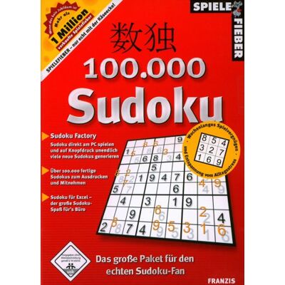Franzis Verlag 100.000 Sudoku - Publicité Franzis Verlag 100.000 Sudoku - Publicité