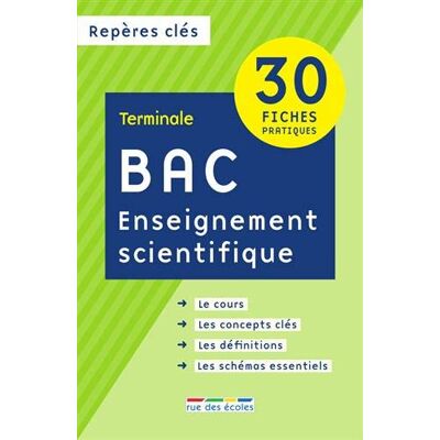 Collectif Bac Enseignement Scientifique : Terminale : 30 Fiches Pratiques - Publicité Collectif Bac Enseignement Scientifique : Terminale : 30 Fiches Pratiques - Publicité
