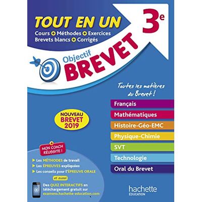 Collectif Tout En Un 3e : Nouveau Brevet 2019 - Publicité Collectif Tout En Un 3e : Nouveau Brevet 2019 - Publicité