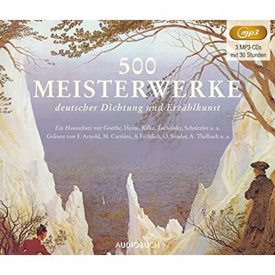 Various 500 Meisterwerke Deutscher Dichtung Und Erzählkunst (3 Mp3-Cds Mit 30 Stunden) - Publicité Various 500 Meisterwerke Deutscher Dichtung Und Erzählkunst (3 Mp3-Cds Mit 30 Stunden) - Publicité