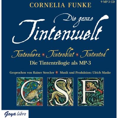 Cornelia Funke Tintenwelt - Mp3-Ausgabe: Tintenherz, Tintenblut, Tintentod - Publicité Cornelia Funke Tintenwelt - Mp3-Ausgabe: Tintenherz, Tintenblut, Tintentod - Publicité