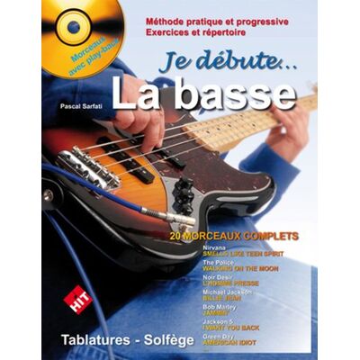 Collectif Sarfati : Je Debute La Basse (+ 1 Cd) - Publicité Collectif Sarfati : Je Debute La Basse (+ 1 Cd) - Publicité