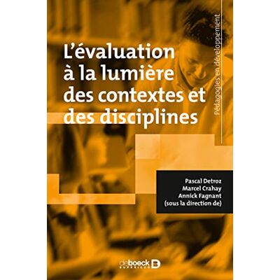 Collectif L'Évaluation À La Lumière Des Contextes Et Des Disciplines - Publicité Collectif L'Évaluation À La Lumière Des Contextes Et Des Disciplines - Publicité