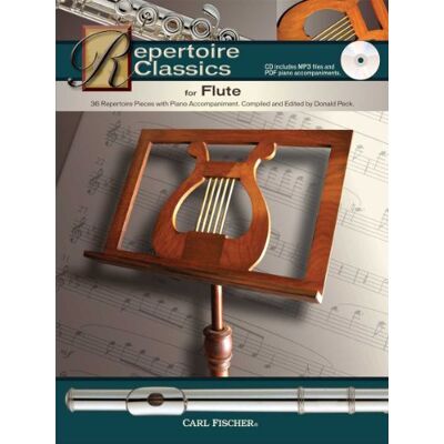 Donald Peck 34 Repertoire Classics Flûte Traversiere +cd - Publicité Donald Peck 34 Repertoire Classics Flûte Traversiere +cd - Publicité