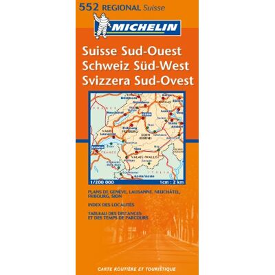 Michelin 552 Suisse (Michelin Kaart - Regionaal Zwitserland (552 Suisse)) - Publicité Michelin 552 Suisse (Michelin Kaart - Regionaal Zwitserland (552 Suisse)) - Publicité