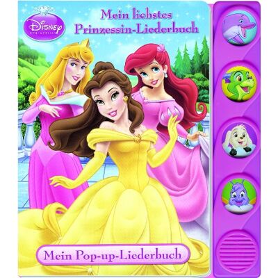 Disney Prinzessinnen - Mein Liebstes Prinzessinnen-Liederbuch, Pop-Up-Liederbuch Mit Klangleiste - Publicité Disney Prinzessinnen - Mein Liebstes Prinzessinnen-Liederbuch, Pop-Up-Liederbuch Mit Klangleiste - Publicité