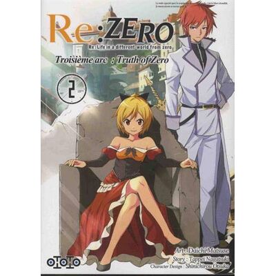 Re:Zero : Re:Life In A Different World From Zero : Troisième Arc, Truth Of Zero. Vol. 2 - Publicité Re:Zero : Re:Life In A Different World From Zero : Troisième Arc, Truth Of Zero. Vol. 2 - Publicité