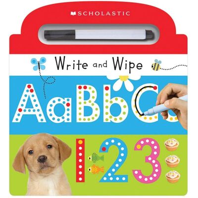 Write And Wipe Abc 123: Scholastic Early Learners (Write And Wipe) - Publicité Write And Wipe Abc 123: Scholastic Early Learners (Write And Wipe) - Publicité
