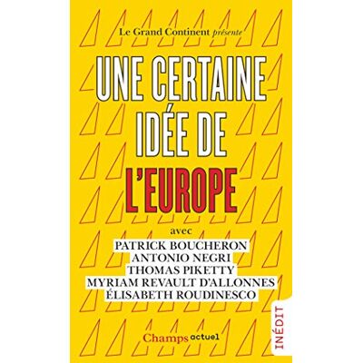 Collectif Une Certaine Idée De L'Europe - Publicité Collectif Une Certaine Idée De L'Europe - Publicité