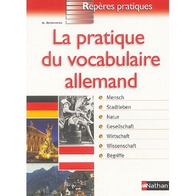 Brigitte Benhamou La Pratique Du Vocabulaire Allemand - Publicité Brigitte Benhamou La Pratique Du Vocabulaire Allemand - Publicité