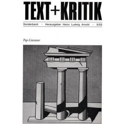 Arnold, Heinz Ludwig Pop-Literatur (Text+kritik Sonderband) - Publicité Arnold, Heinz Ludwig Pop-Literatur (Text+kritik Sonderband) - Publicité