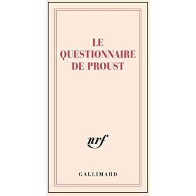 Collectif Carnet Proust Le Questionnaire - Publicité Collectif Carnet Proust Le Questionnaire - Publicité