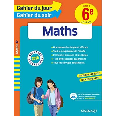 Collectif Maths 6e, Cycle 3, 11-12 Ans : Nouveaux Programmes 2016 - Publicité Collectif Maths 6e, Cycle 3, 11-12 Ans : Nouveaux Programmes 2016 - Publicité