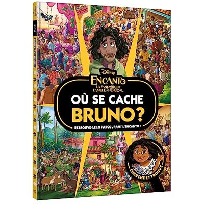 Disney Encanto, La Fantastique Famille Madrigal : Où Se Cache Bruno ? Retrouve-Le En Parcourant L'Encanto ! : Cherche Et Trouve - Publicité Disney Encanto, La Fantastique Famille Madrigal : Où Se Cache Bruno ? Retrouve-Le En Parcourant L'Encanto ! : Cherche Et Trouve - Publicité