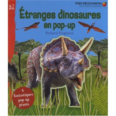 Dorling Kindersley Etranges Dinosaures En Pop-Up - Publicité Dorling Kindersley Etranges Dinosaures En Pop-Up - Publicité