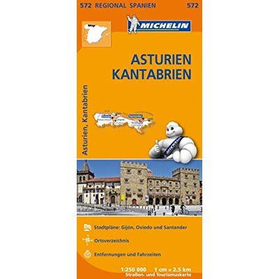 Michelin Asturien, Kantabrien (Regionalkarten) - Publicité Michelin Asturien, Kantabrien (Regionalkarten) - Publicité