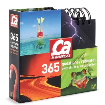 Play Bac 365 Questions-Réponses Pour Aiguiser Sa Curiosité ! - Publicité Play Bac 365 Questions-Réponses Pour Aiguiser Sa Curiosité ! - Publicité