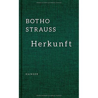 Botho Strauss Herkunft - Publicité Botho Strauss Herkunft - Publicité