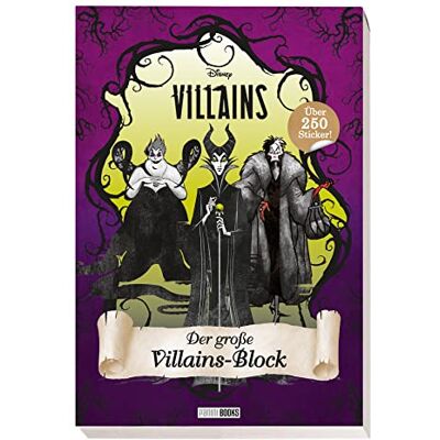 Panini Disney Villains: Der Große Villains-Block: Über 250 Sticker! - Publicité Panini Disney Villains: Der Große Villains-Block: Über 250 Sticker! - Publicité
