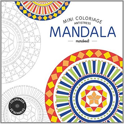 Marabout Mandala : Mini Coloriage Antistress - Publicité Marabout Mandala : Mini Coloriage Antistress - Publicité