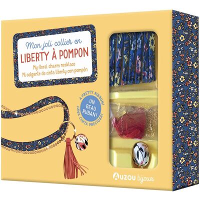 XXX Mon Super Collier En Liberty À Pompon. My Floral Charm Necklace. Mi Colgante De Cinta Liberty Con Pompon - Publicité XXX Mon Super Collier En Liberty À Pompon. My Floral Charm Necklace. Mi Colgante De Cinta Liberty Con Pompon - Publicité