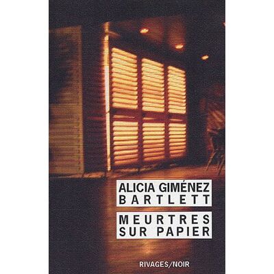 Alicia Giménez Bartlett Meurtres Sur Papier - Publicité Alicia Giménez Bartlett Meurtres Sur Papier - Publicité
