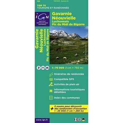 Ign Karte, Tourisme Et Randonnée Gavarnie, Néouvielle (Ign Map) - Publicité Ign Karte, Tourisme Et Randonnée Gavarnie, Néouvielle (Ign Map) - Publicité