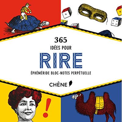 Editions du Chêne 365 Idées Pour Rire : Éphéméride Bloc-Notes Perpétuelle - Publicité Editions du Chêne 365 Idées Pour Rire : Éphéméride Bloc-Notes Perpétuelle - Publicité