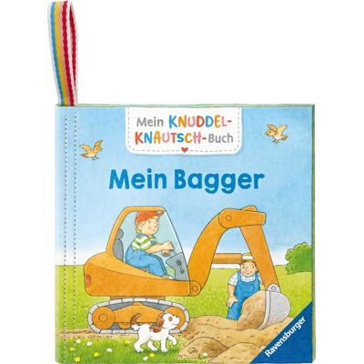 Sandra Grimm Mein Knuddel-Knautsch-Buch: Meine Bagger; Weiches Stoffbuch, Waschbares Badebuch, Babyspielzeug Ab 6 Monate - Publicité Sandra Grimm Mein Knuddel-Knautsch-Buch: Meine Bagger; Weiches Stoffbuch, Waschbares Badebuch, Babyspielzeug Ab 6 Monate - Publicité