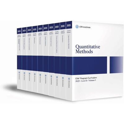 CFA Institute 2025 Cfa Program Curriculum Level Ii Box Set - Publicité CFA Institute 2025 Cfa Program Curriculum Level Ii Box Set - Publicité