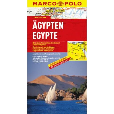 Marco Polo Kontinentalkarte Ägypten 1:1 Mio.: Mit Landschaftlich Schönen Strecken Und Sehenswürdigkeiten. Übersichtskarte Zum Ausklappen, Entfernungstabelle, Ortsregister, Citypläne - Publicité Marco Polo Kontinentalkarte Ägypten 1:1 Mio.: Mit Landschaftlich Schönen Strecken Und Sehenswürdigkeiten. Übersichtskarte Zum Ausklappen, Entfernungstabelle, Ortsregister, Citypläne - Publicité