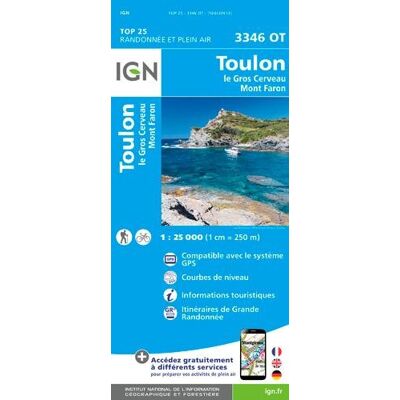 Collectif Toulon - Le Gros Cerveau - Mont Faron 1:25000 - Publicité Collectif Toulon - Le Gros Cerveau - Mont Faron 1:25000 - Publicité
