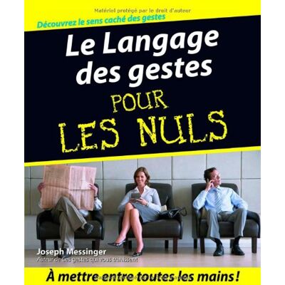 Joseph Messinger Le Langage Des Gestes Pour Les Nuls - Publicité Joseph Messinger Le Langage Des Gestes Pour Les Nuls - Publicité