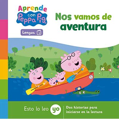 Hasbro Peppa Pig. Lectoescritura - Aprende Lengua Con Peppa Pig. Nos Vamos De Aventura: Esto Lo Leo Yo. Dos Historias Para Iniciarse En La Lectura (Altea) - Publicité Hasbro Peppa Pig. Lectoescritura - Aprende Lengua Con Peppa Pig. Nos Vamos De Aventura: Esto Lo Leo Yo. Dos Historias Para Iniciarse En La Lectura (Altea) - Publicité