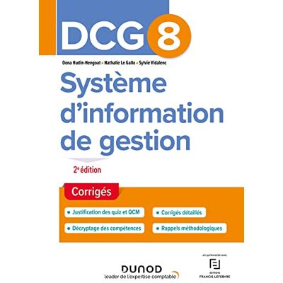 Oona Hudin-Hengoat Dcg 8, Système D'Information De Gestion : Corrigés - Publicité Oona Hudin-Hengoat Dcg 8, Système D'Information De Gestion : Corrigés - Publicité