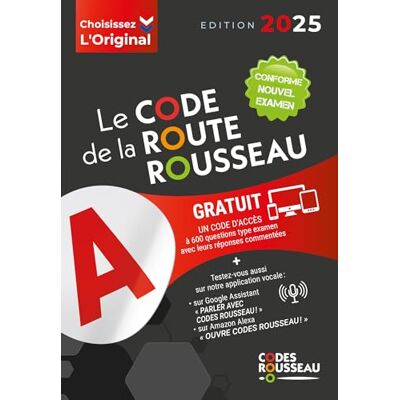 Codes Rousseau Le Code De La Route Rousseau : 2025 : Conforme Nouvel Examen - Publicité Codes Rousseau Le Code De La Route Rousseau : 2025 : Conforme Nouvel Examen - Publicité