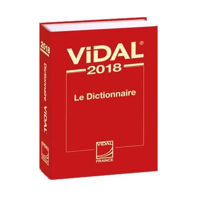 Vidal 2018 : Le Dictionnaire - Publicité Vidal 2018 : Le Dictionnaire - Publicité