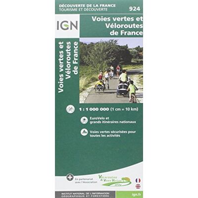 IGN 1m924 Véloroutes Et Voies Vertes 1/1m - Publicité IGN 1m924 Véloroutes Et Voies Vertes 1/1m - Publicité
