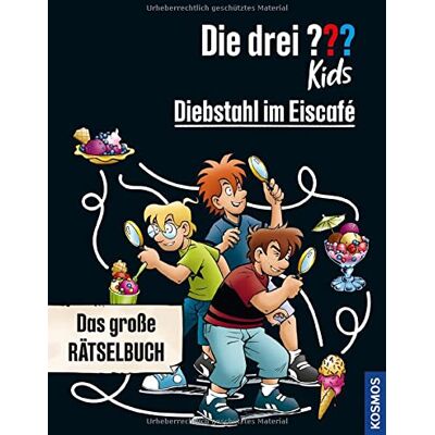 Björn Springorum Die Drei ??? Kids, Diebstahl Im Eiscafé: Das Große Rätselbuch - Publicité Björn Springorum Die Drei ??? Kids, Diebstahl Im Eiscafé: Das Große Rätselbuch - Publicité