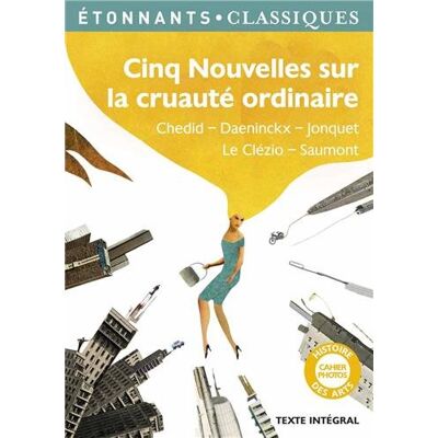 Flammarion Cinq Nouvelles Sur La Cruauté Ordinaire - Publicité Flammarion Cinq Nouvelles Sur La Cruauté Ordinaire - Publicité
