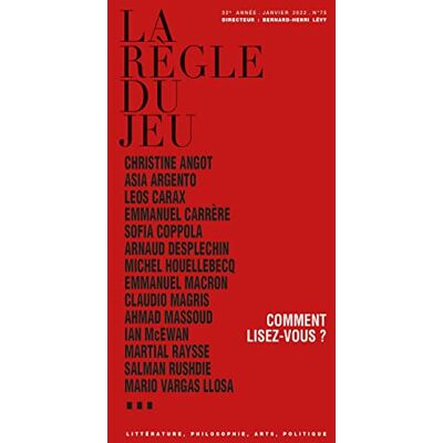 XXX Règle Du Jeu (La), N° 75. Comment Lisez-Vous ? - Publicité XXX Règle Du Jeu (La), N° 75. Comment Lisez-Vous ? - Publicité