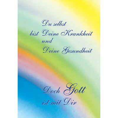 Gabriele Du Selbst Bist Deine Krankheit Und Deine Gesundheit: Doch Gott Ist Mit Dir - Publicité Gabriele Du Selbst Bist Deine Krankheit Und Deine Gesundheit: Doch Gott Ist Mit Dir - Publicité
