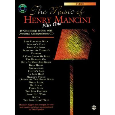 The Music Of Henry Mancini Plus One (+cd) : For Alto Saxophone - Publicité The Music Of Henry Mancini Plus One (+cd) : For Alto Saxophone - Publicité