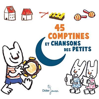 Various 45 Comptines & Chansons Des Petits - Des - Publicité Various 45 Comptines & Chansons Des Petits - Des - Publicité