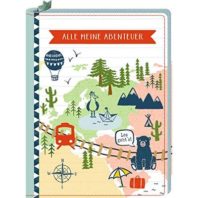 Reisetagebuch - Reisezeit Kids - Alle Meine Abenteuer - Publicité Reisetagebuch - Reisezeit Kids - Alle Meine Abenteuer - Publicité