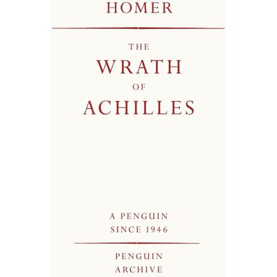 Homer The Wrath Of Achilles - Publicité Homer The Wrath Of Achilles - Publicité