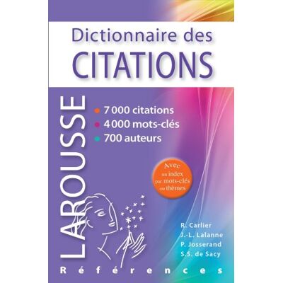 Robert Carlier Dictionnaire Des Citations - Publicité Robert Carlier Dictionnaire Des Citations - Publicité